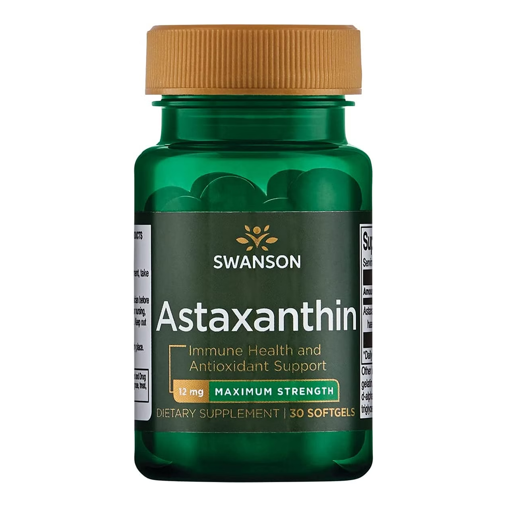 Swanson Ultra Maximum Strength Astaxanthin 12 mg / 30 Sgels