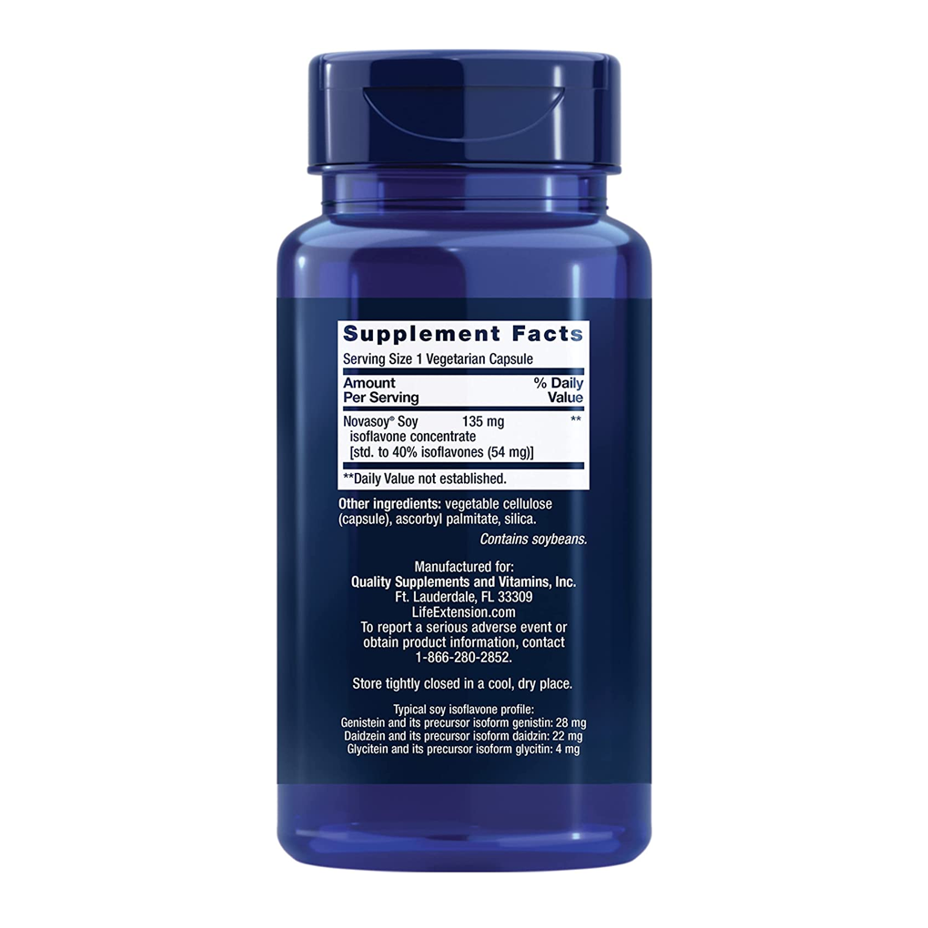 Life Extension Super Absorbable Soy Isoflavones / 30 Vegetarian Capsules Life Extension Super Absorbable Soy Isoflavones / 30 Vegetarian Capsules