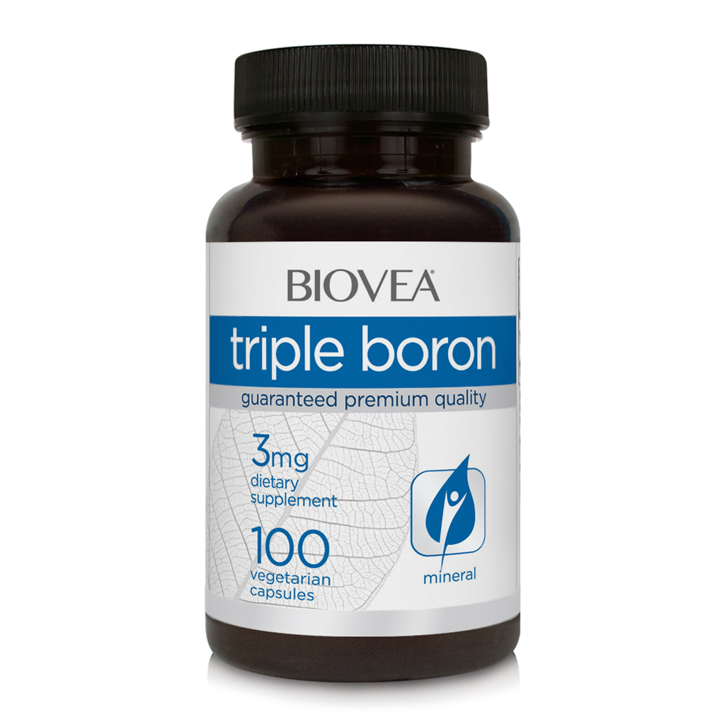 BIOVEA  TRIPLE BORON 3 mg / 100 Capsules