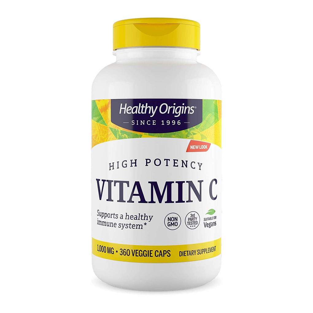 Healthy Origins High Potency Vitamin C 1,000 mg / 360 Veg Caps