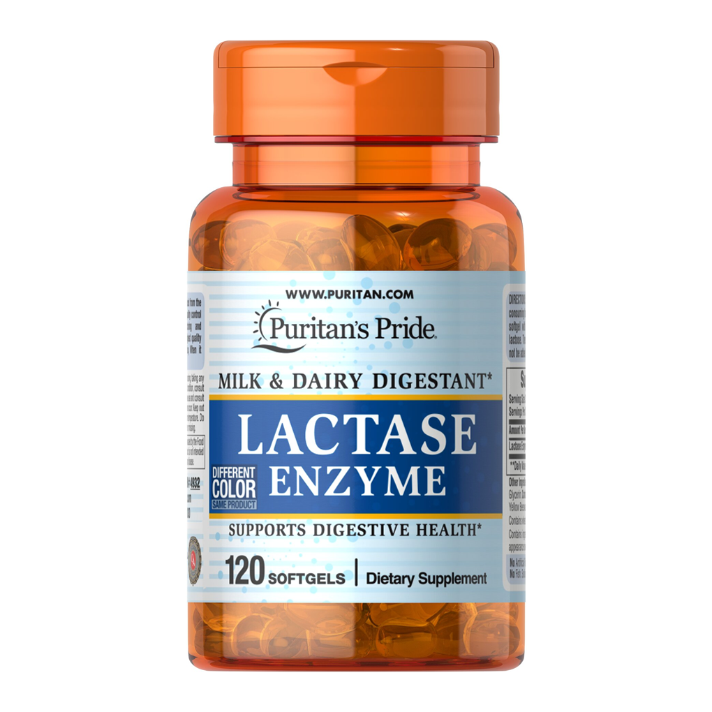 Puritan's Pride  Lactase Enzyme 125 mg  / 120 Softgels