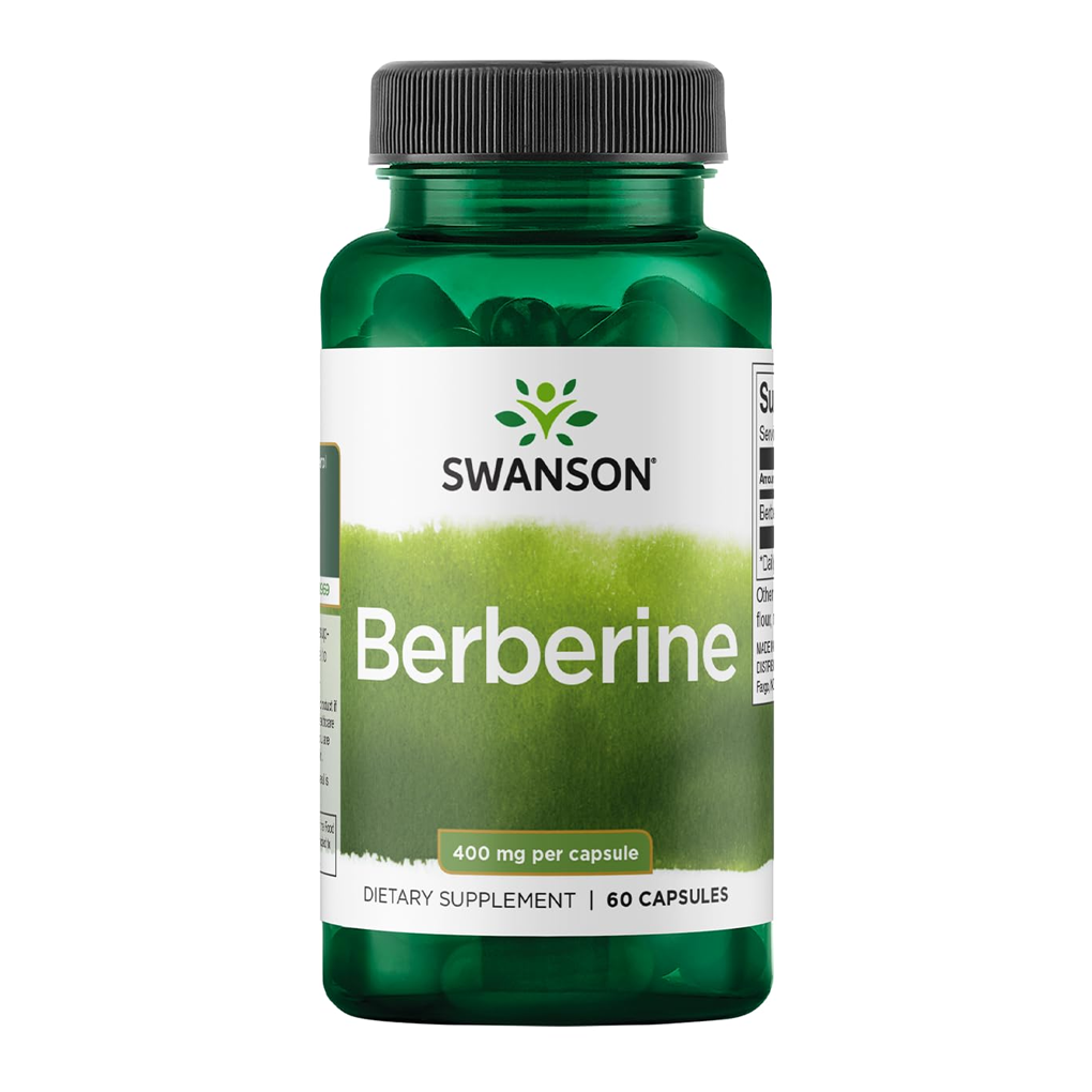 Swanson Premium Berberine  400 mg / 60 Capsules