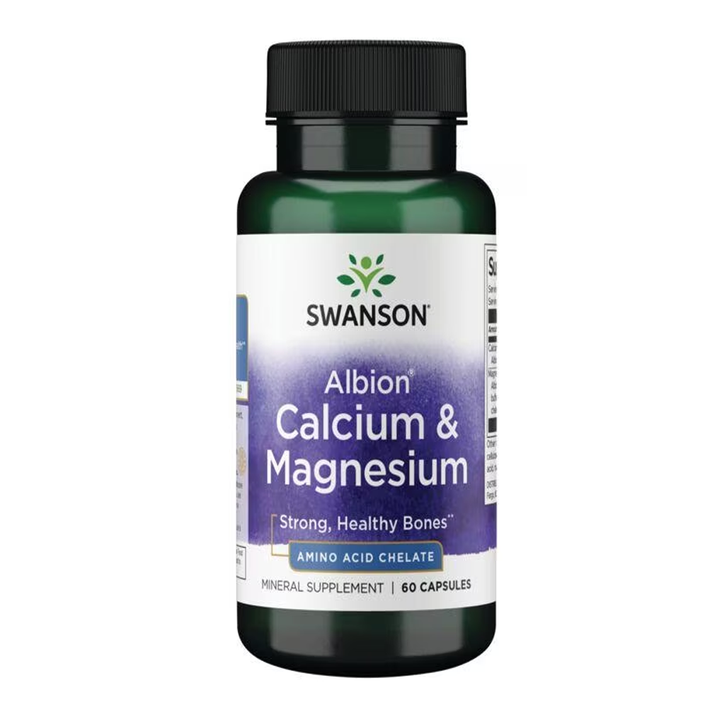 Swanson Ultra  Albion Calcium & Magnesium / 60 Capsules