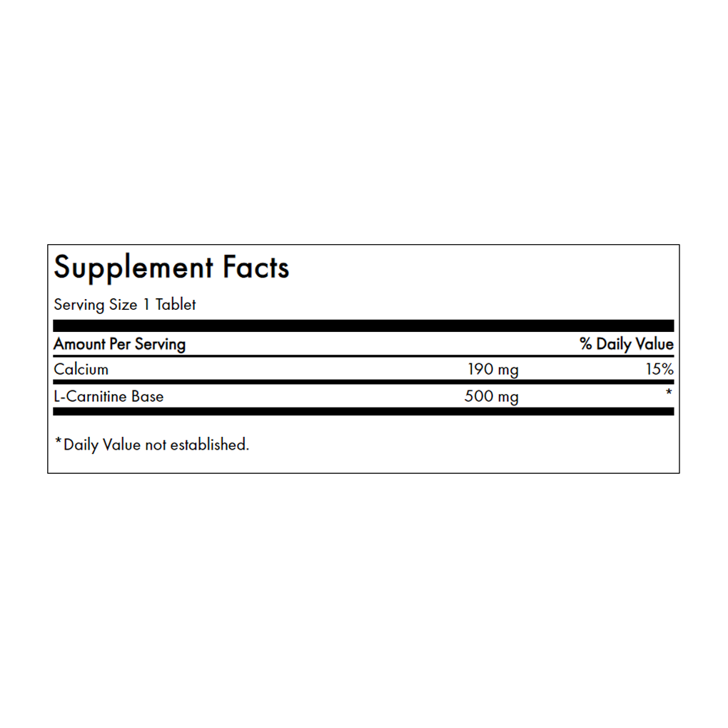 Swanson Premium  L-Carnitine 500 mg / 100 Tabs