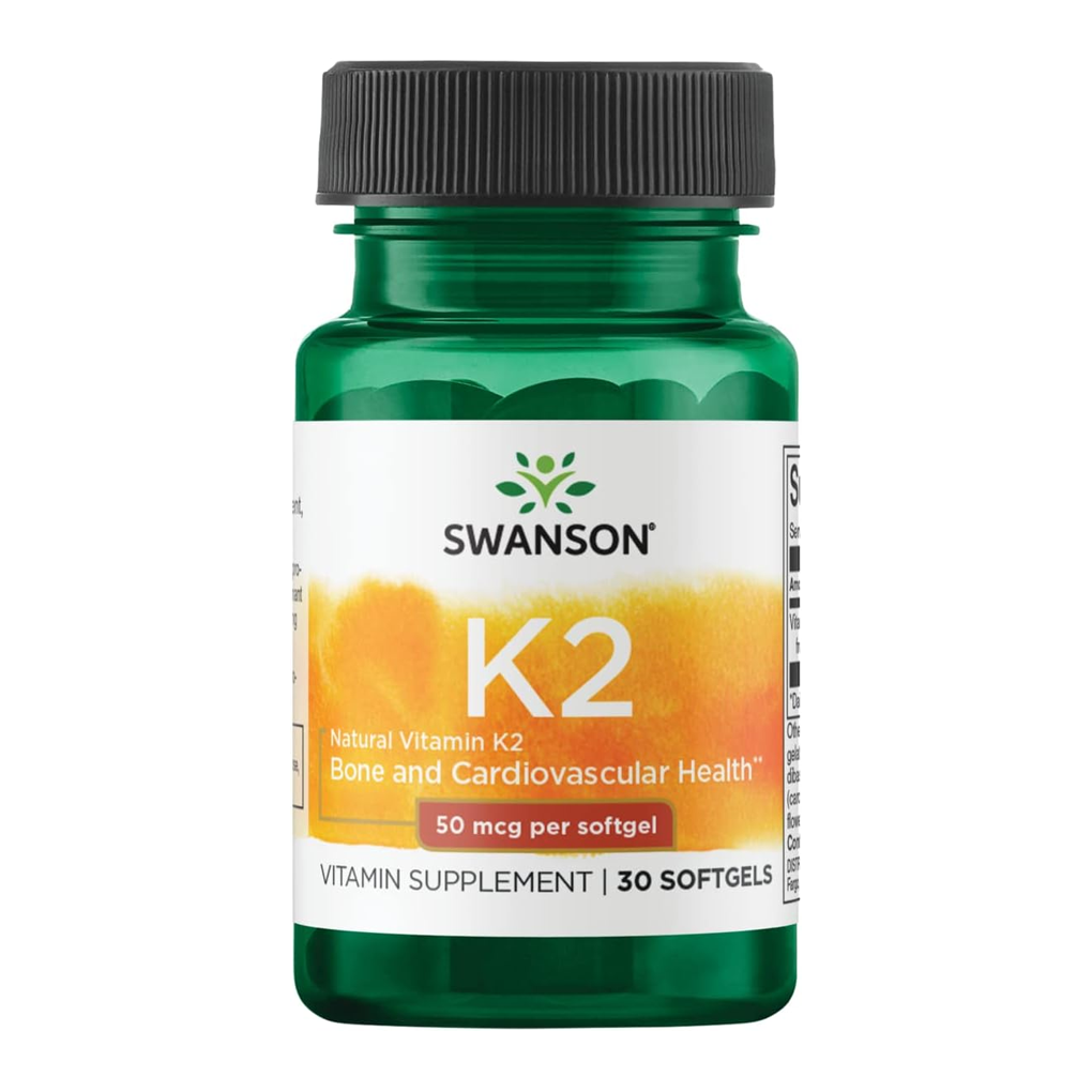 Swanson Ultra  Vitamin K2 - Natural 50 mcg / 30 Softgels