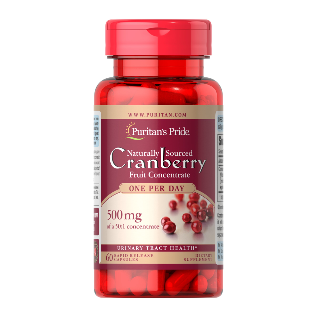 Puritan's Pride One A Day Cranberry 25,000 mg / 60 Capsules Puritan's Pride One A Day Cranberry 25,000 mg / 60 Capsules