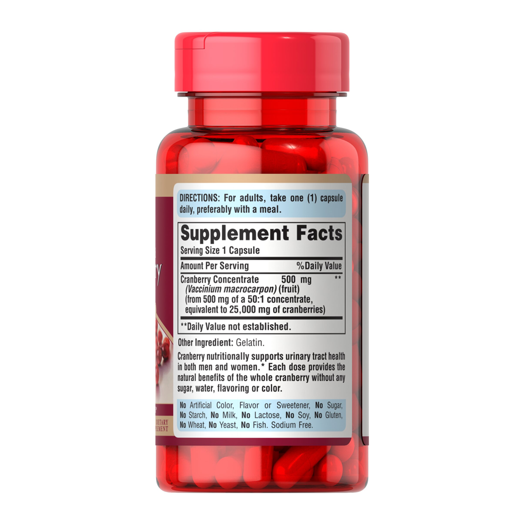 Puritan's Pride One A Day Cranberry 25,000 mg / 60 Capsules Puritan's Pride One A Day Cranberry 25,000 mg / 60 Capsules