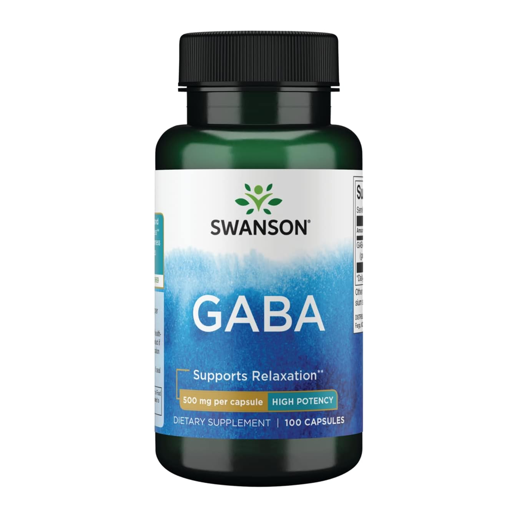 Swanson Premium GABA - High Potency - 500 mg / 100 Caps Swanson Premium GABA - High Potency - 500 mg / 100 Caps
