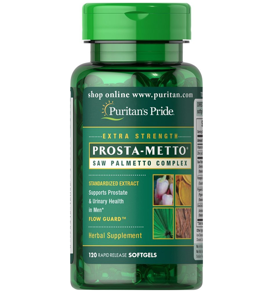Puritan’s Pride Prosta-Metto® Saw Palmetto Complex For Men /120 Softgels