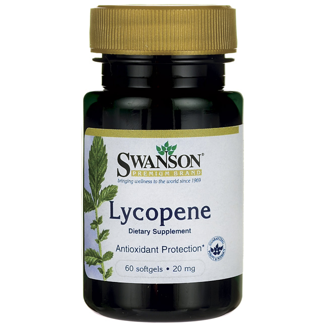  Swanson Premium Lycopene 20 mg / 60 Sgels