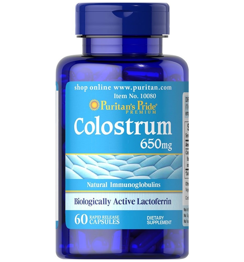 Puritan's Pride Colostrum 650 mg / 60 Caps