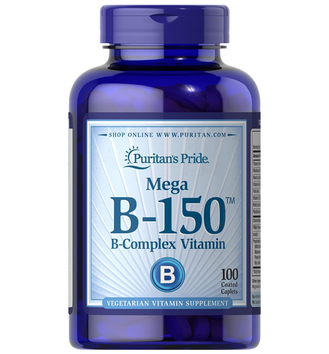 Puritan’s Pride Vitamin B-150™ Complex / 100 Caplets
