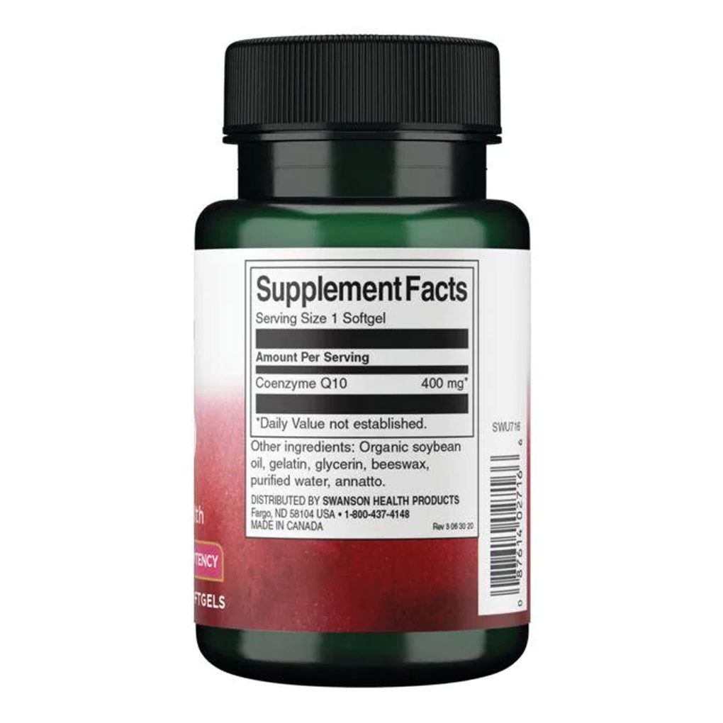 Swanson Ultra CoQ10 400 mg / 30 Sgels