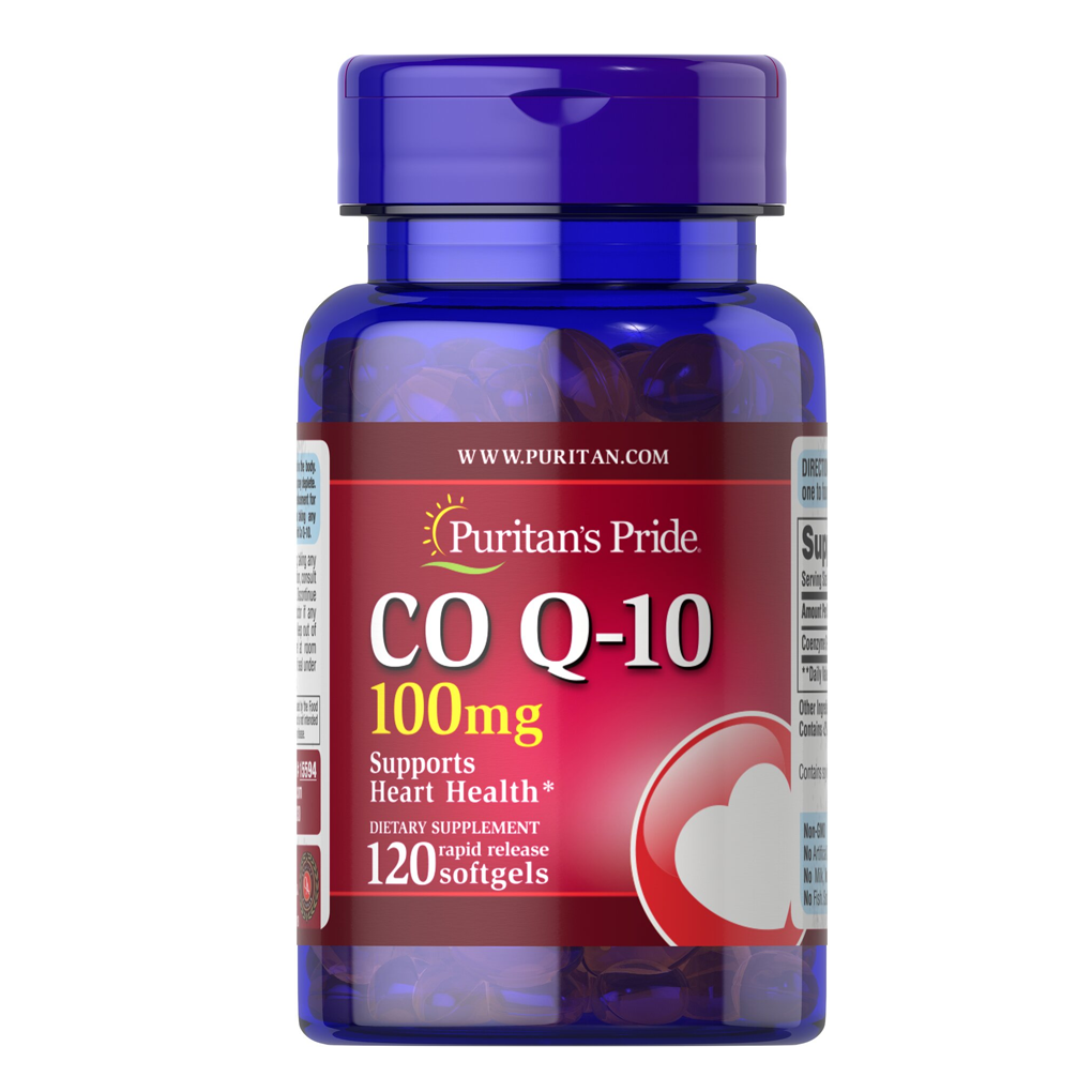 Puritan's Pride Q-SORB™ Co Q-10 100 mg / 120 Rapid Release Softgels