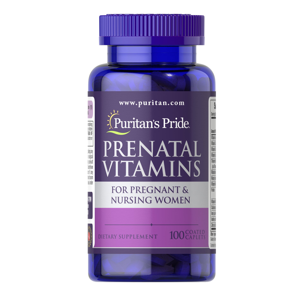 Puritan’s Pride Prenatal Vitamins / 100 Caplets