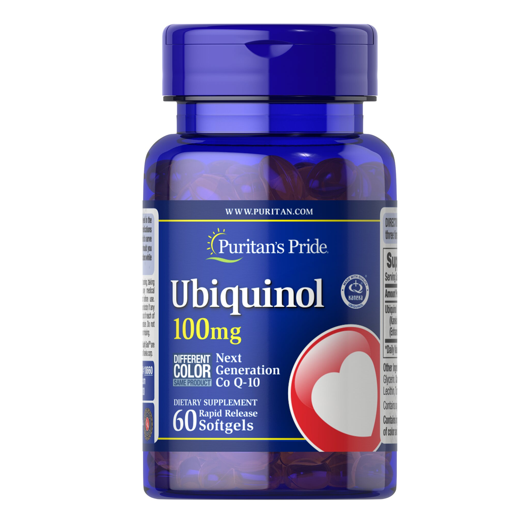 Puritan’s Pride Ubiquinol 100 mg / 60 Softgels