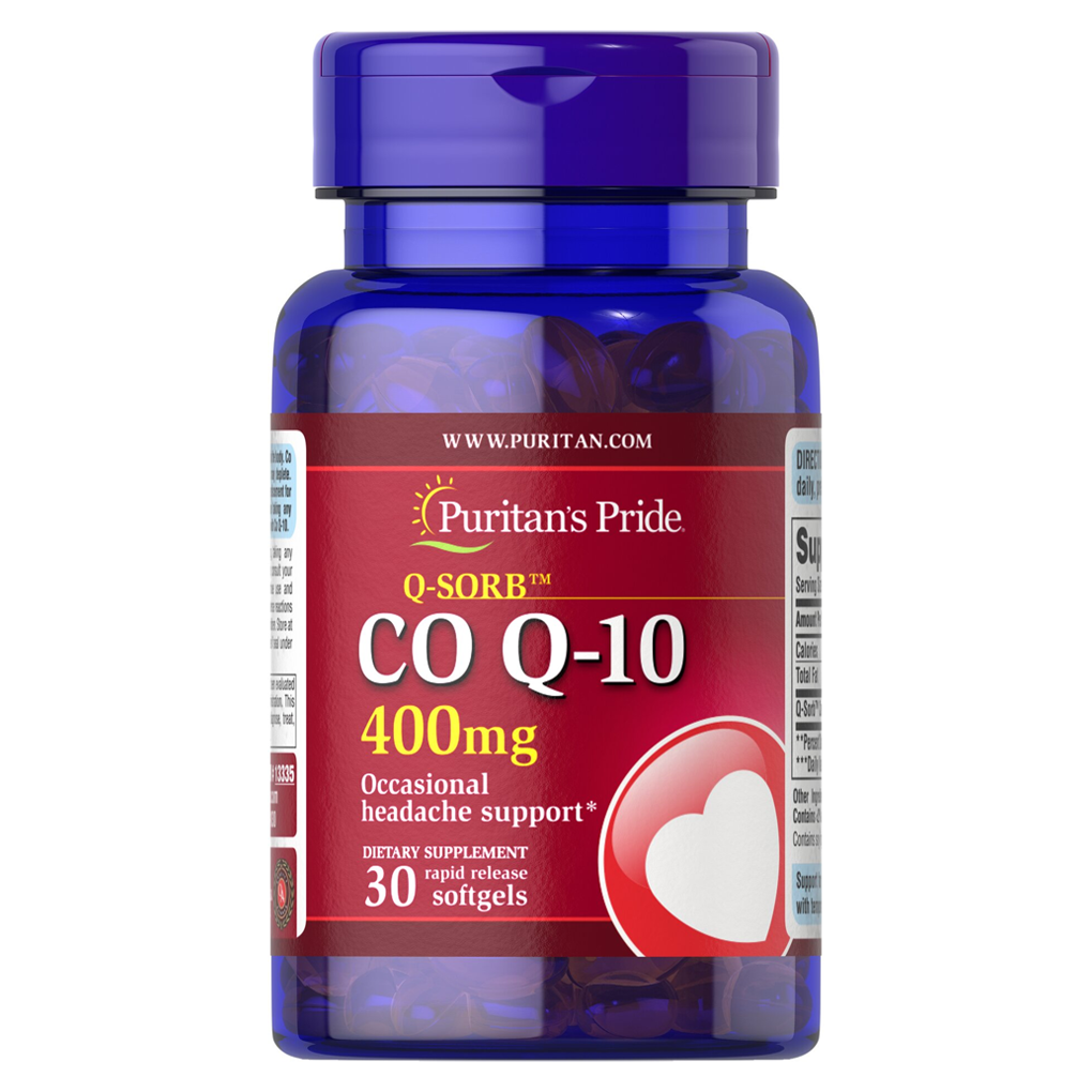 Puritan's Pride Co Q-10 - 600 mg / 30 Rapid Release Softgels